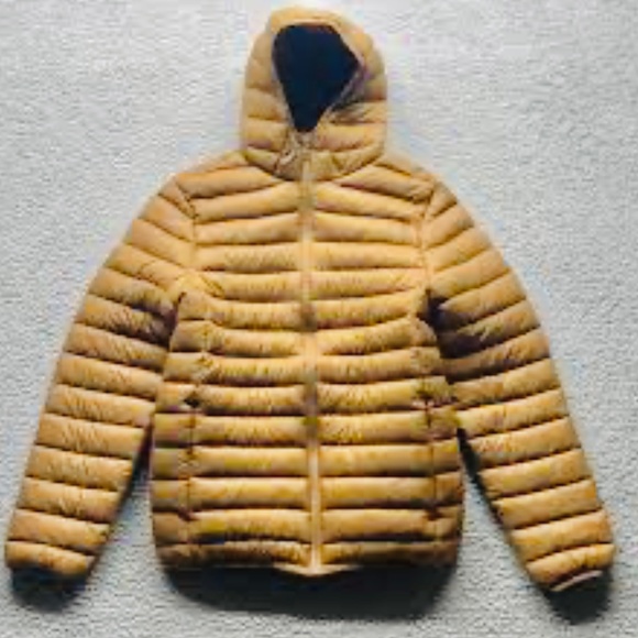 SMALL H&M Jacket Puffer Lightweight BROWN - Picture 1 of 2